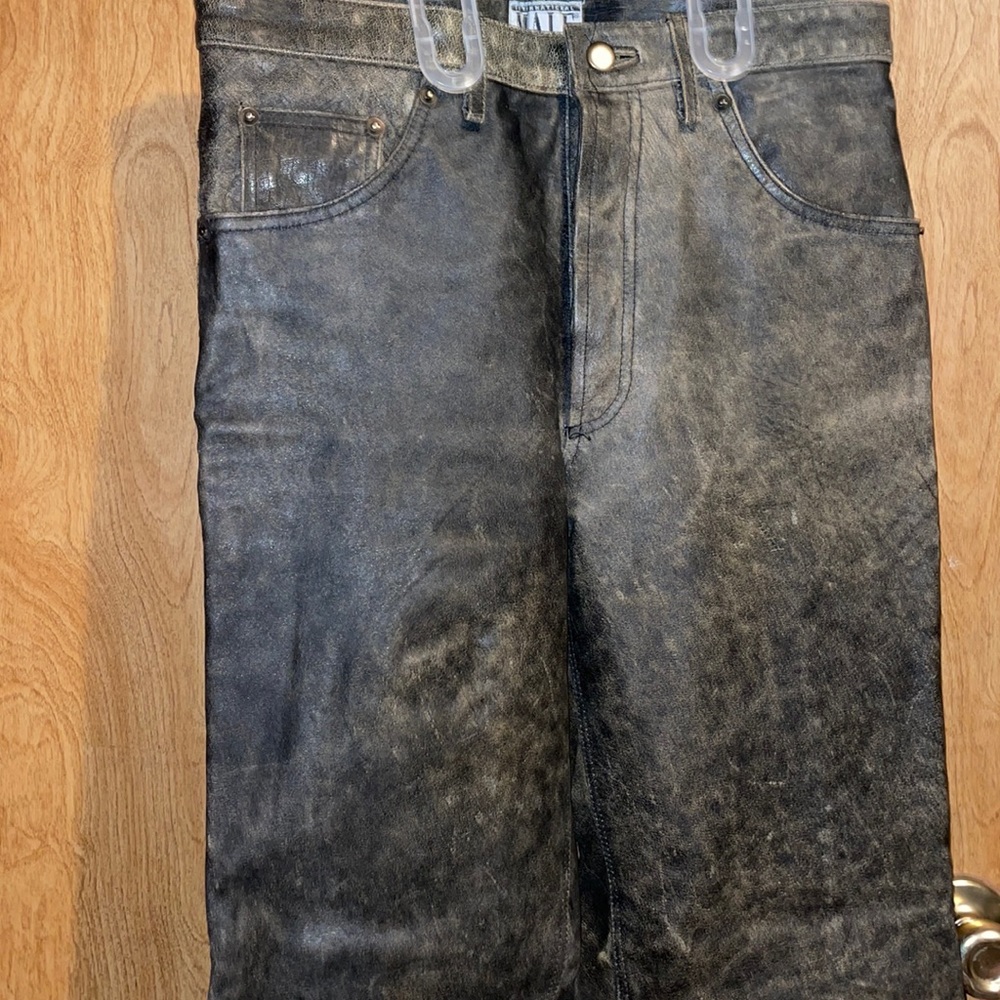 International male leather pants